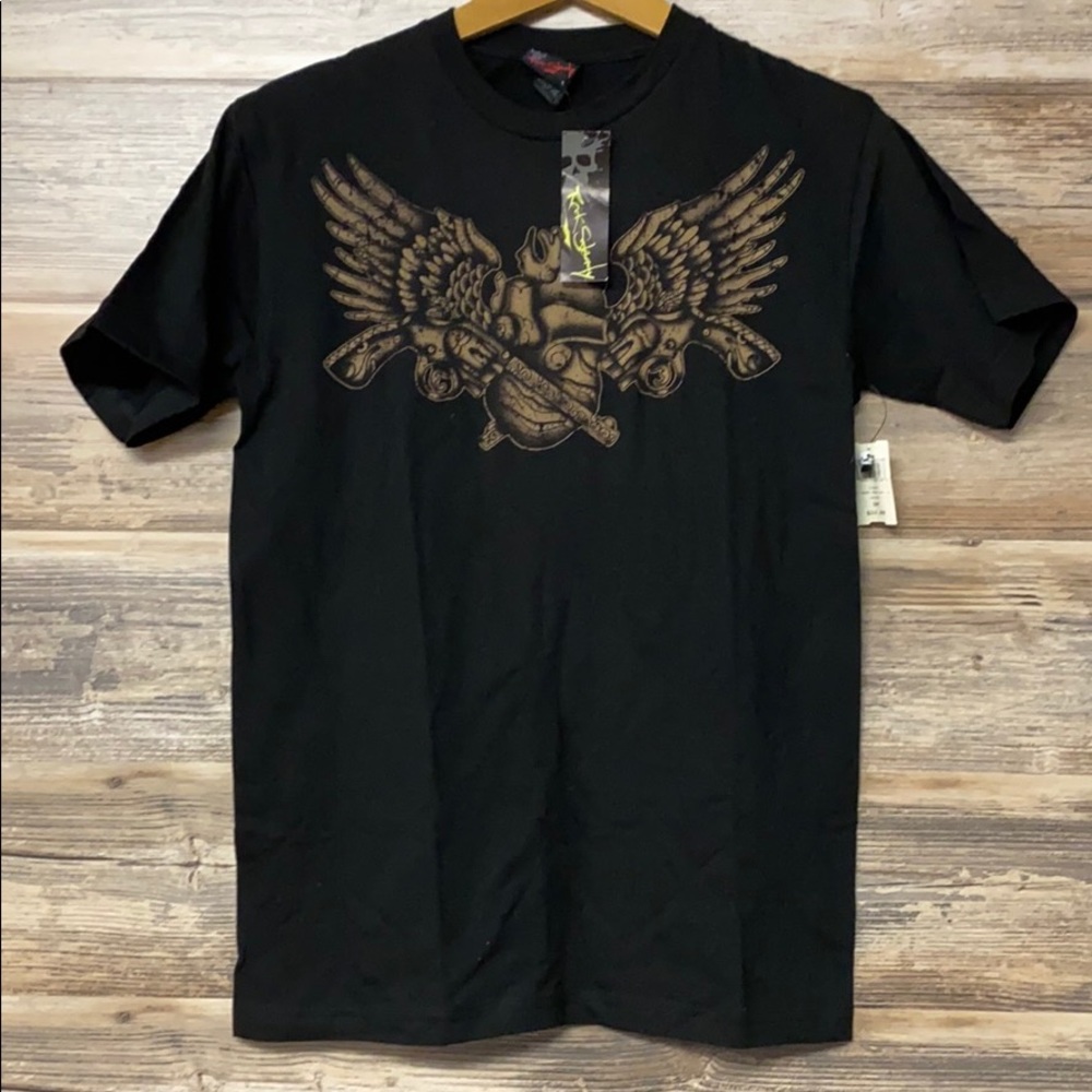 RockSteady My Heart Flew Away Short Sleeve Tee NWT G2
